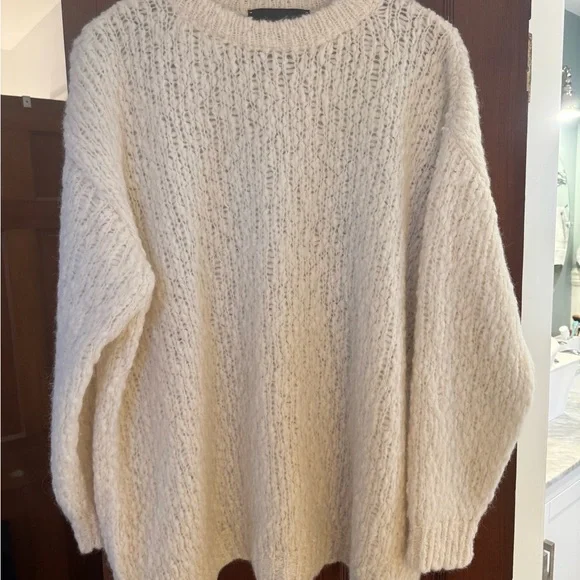 Mr. Mittens alpaca crew neck sweater - Picture 2 of 8